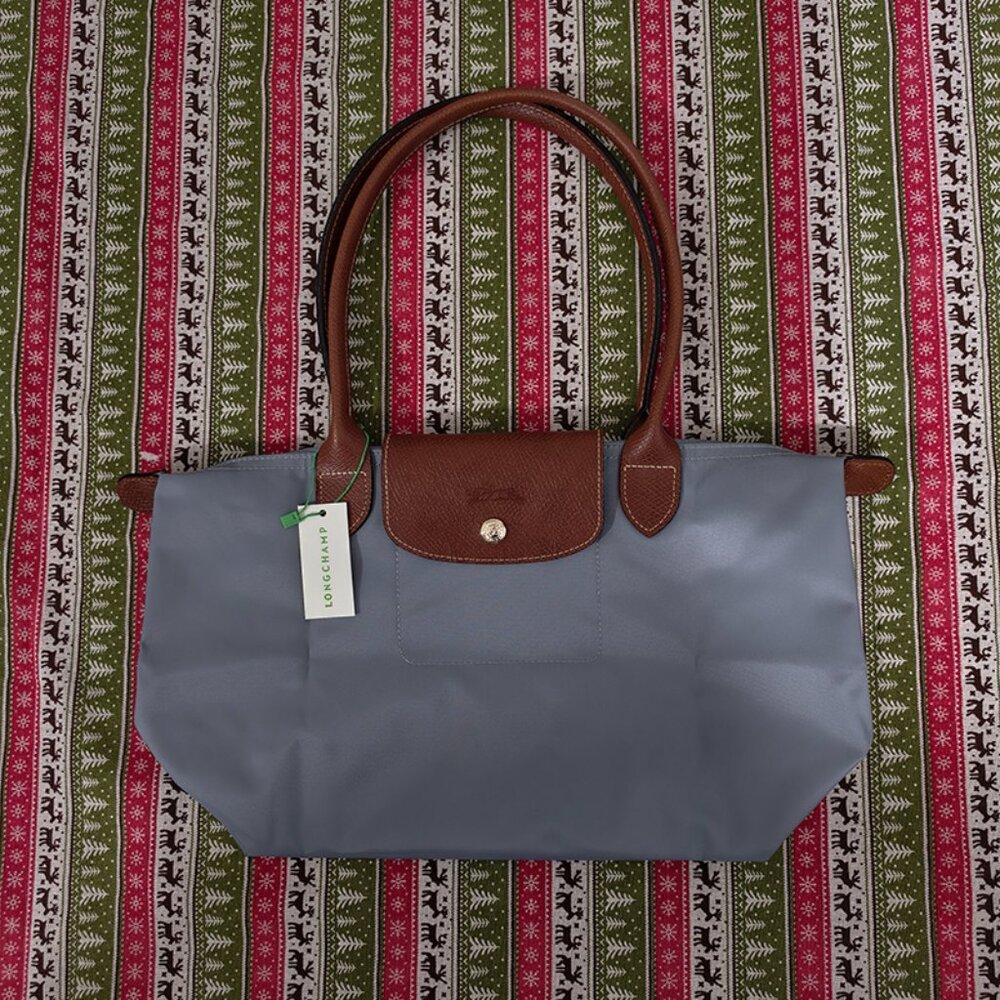 Longchamp Grey Tote Bag